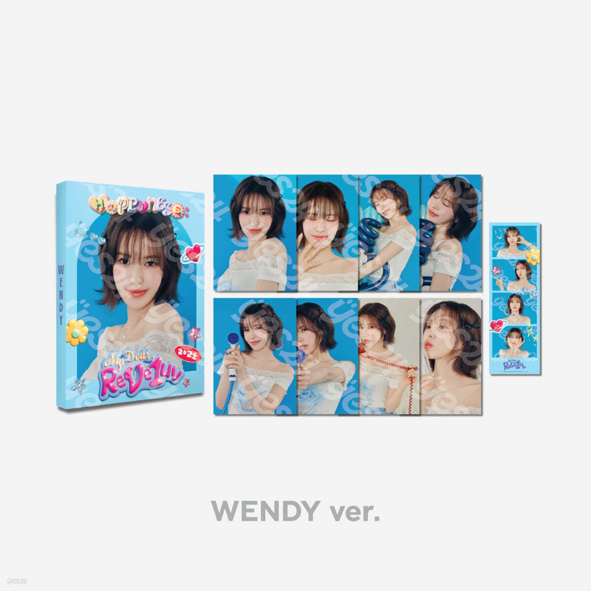 2024 Red Velvet FANCON [HAPPINESS : My Dear, ReVe1uv] POSTCARD BOOK SET [웬디 ver.]