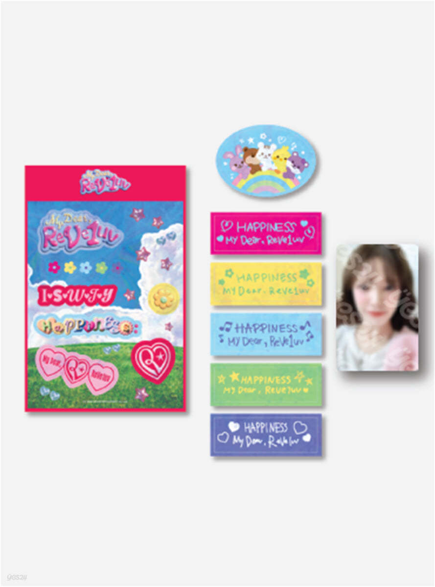 2024 Red Velvet FANCON [HAPPINESS : My Dear, ReVe1uv] REMOVABLE STICKER SET [조이 ver.]