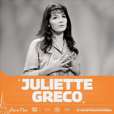 Juliette Greco — Live In Paris 앨범 커버