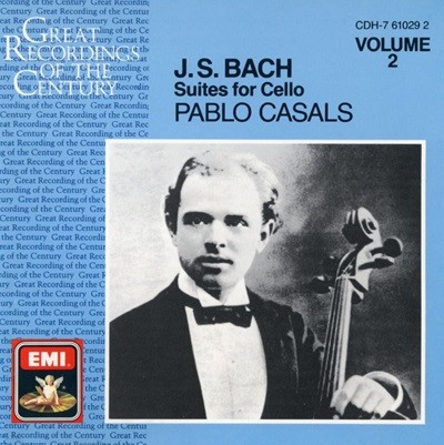 파블로 카잘스 - Pablo Casals - Bach Suites For Cello Volume 2 [U.S발매] 