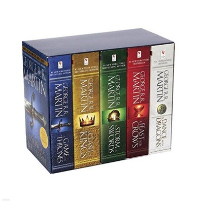 Game of Thrones: A Song of Ice and Fire 4권세트 Boxed Set (Paperback) 왕좌의 게임 - 하단참조