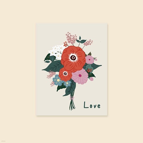 ī] HN2412- FLOWERS - LOVE Ķ׶ī Żī