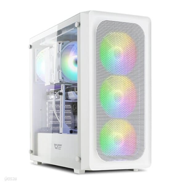 darkFlash DK290 Air MESH RGB 강화유리 (화이트)