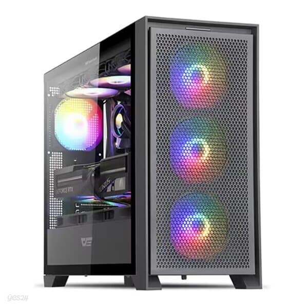 darkFlash DRX90 MESH RGB 강화유리 (블랙)