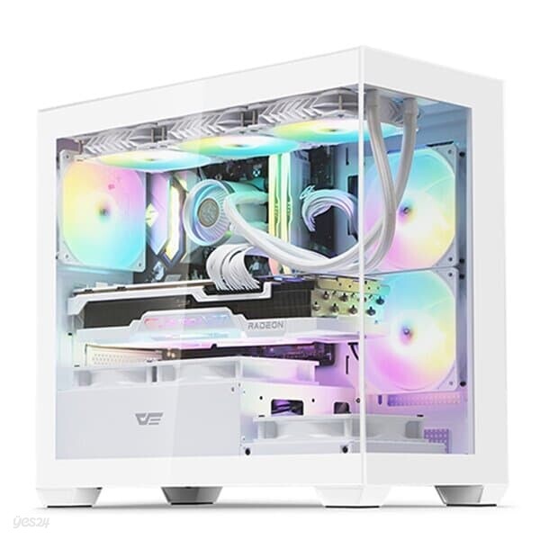 darkFlash DS900M RGB 강화유리 (화이트)