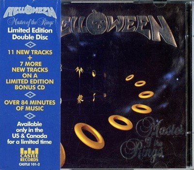 Helloween (헬로윈) - Master of the Rings (수입/Castle 한정판/픽쳐디스크/2CD/A]