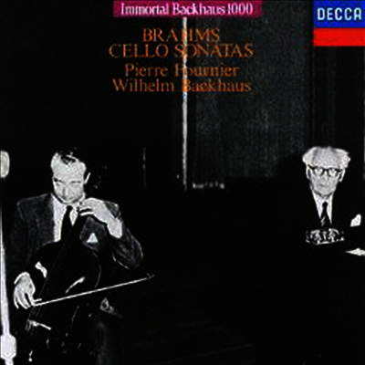 브람스: 첼로 소나타 1 & 2번 (Brahms: Cello Sonatas Nos.1 & 2) (SHM-CD)(일본반) - Wilhelm Backhaus