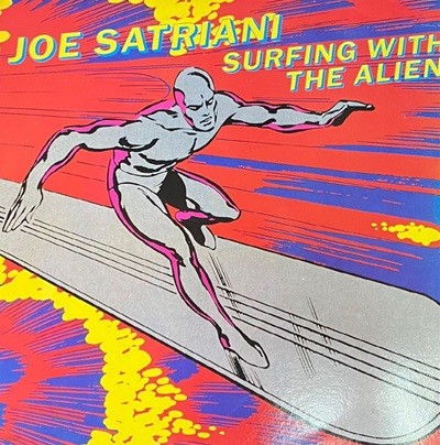 [LP] 조 새트리아니 - Joe Satriani - Surfing With The Alien LP [CBS Korea-라이센스반]