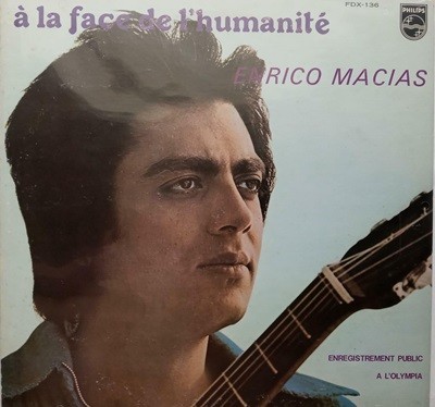 LP(수입) 앙리코 마샤스 Enrico Macias: A La Face De L'humanite