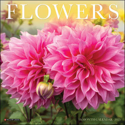 Flowers 2025 7 X 7 Mini Wall Calendar