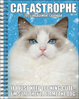 Cat-Astrophe 2025 6.5 X 8.5 Engagement Calendar