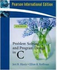 PROBLEM SOLVING AND PROGRAM DESIGN IN C (5판)