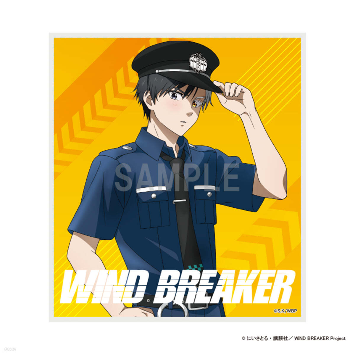 (예약도서) WIND BREAKER ミニ色紙 櫻遙 警官Ver.