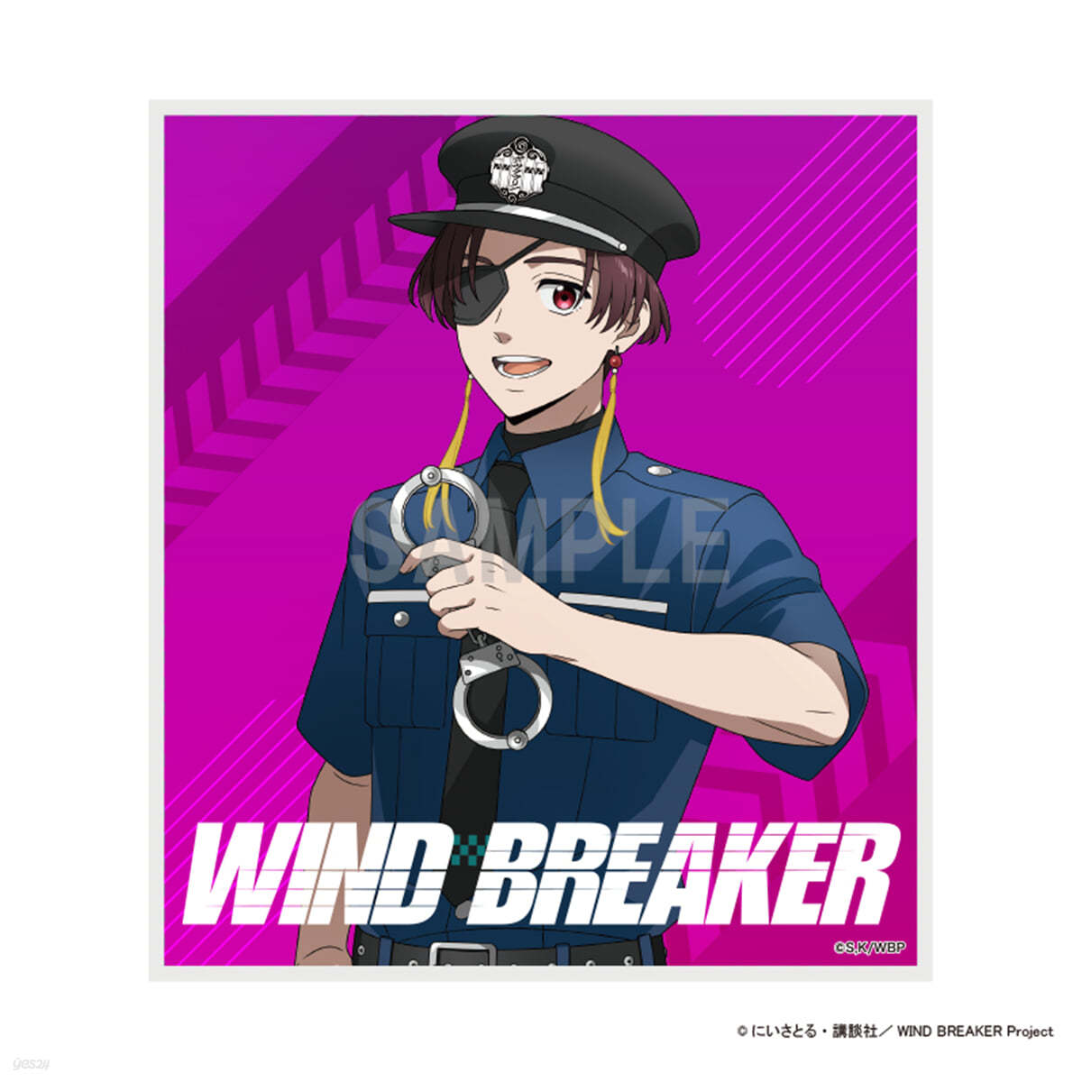 (예약도서) WIND BREAKER ミニ色紙 蘇枋はやと 警官Ver.