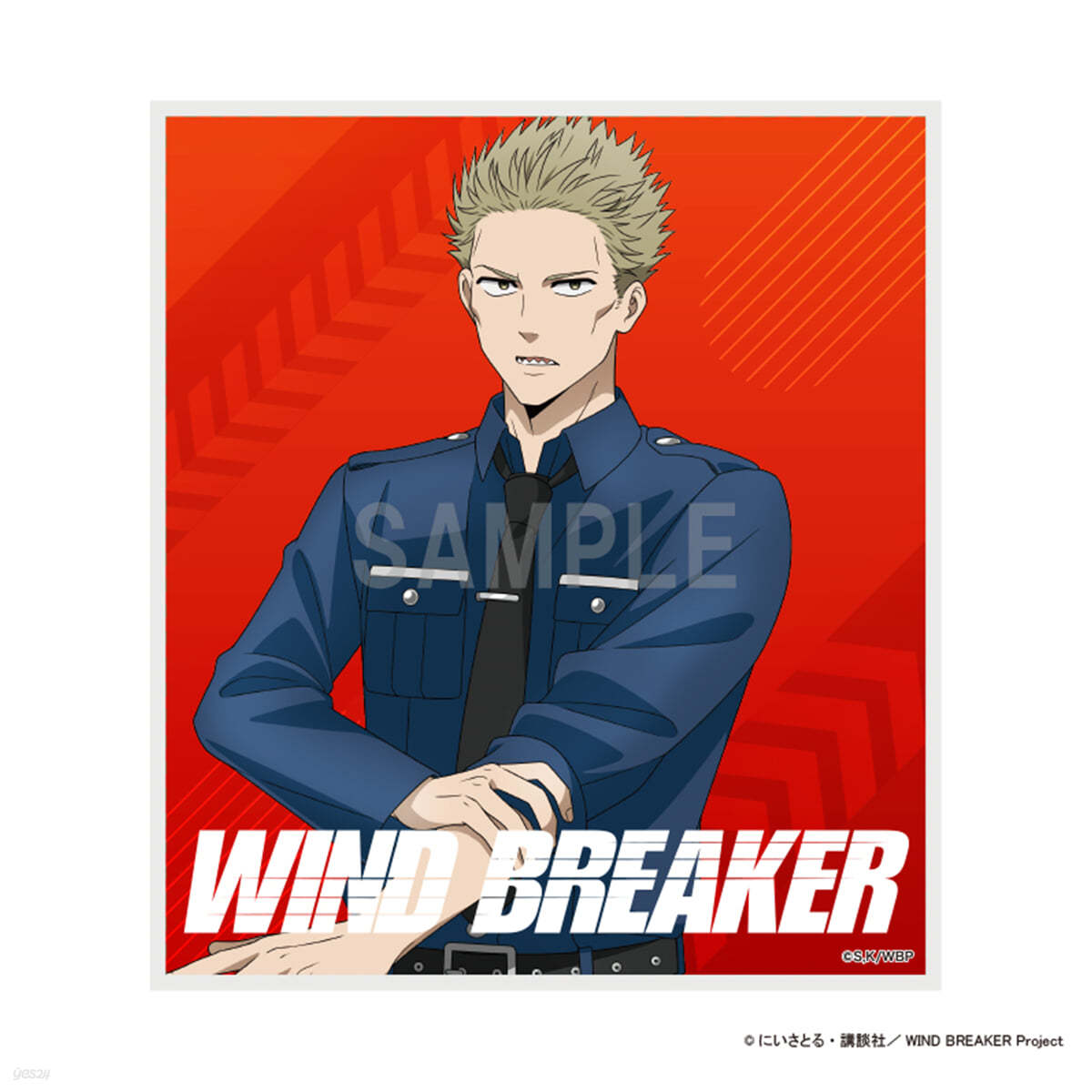 (예약도서) WIND BREAKER ミニ色紙 ひいらぎ登馬 警官Ver.