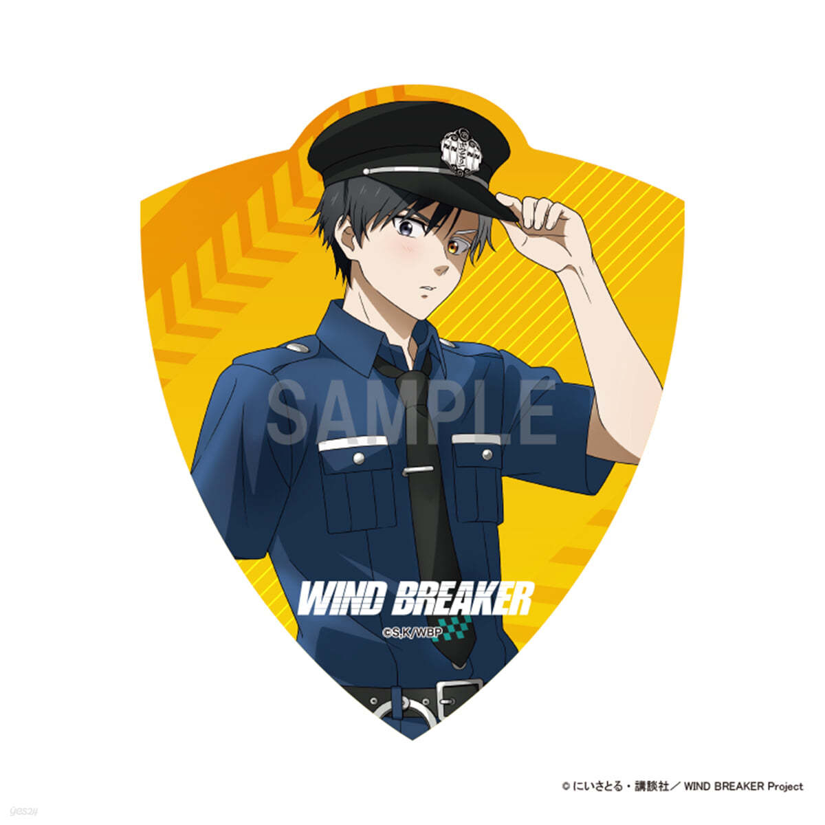 (예약도서) WIND BREAKER ダイカットステッカ- 櫻遙 警官Ver.