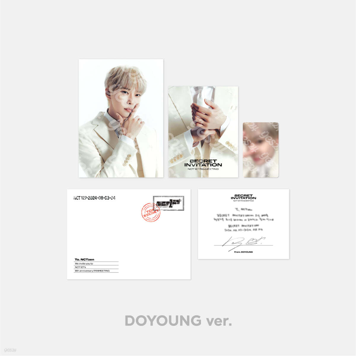 NCT 127 8th ANNIVERSARY FANMEETING [8ECRET INVITATION] INVITATION SET [도영 ver.]