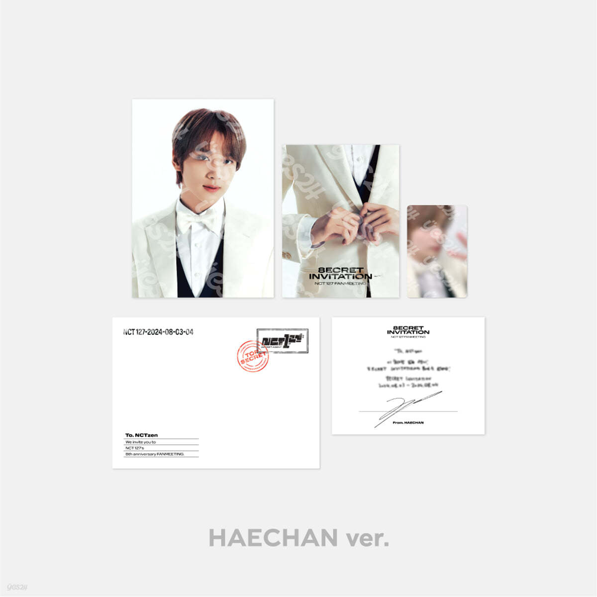 NCT 127 8th ANNIVERSARY FANMEETING [8ECRET INVITATION] INVITATION SET [해찬 ver.]