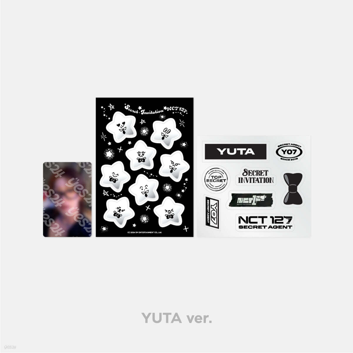 NCT 127 8th ANNIVERSARY FANMEETING [8ECRET INVITATION] DECO STICKER SET [유타 ver.]