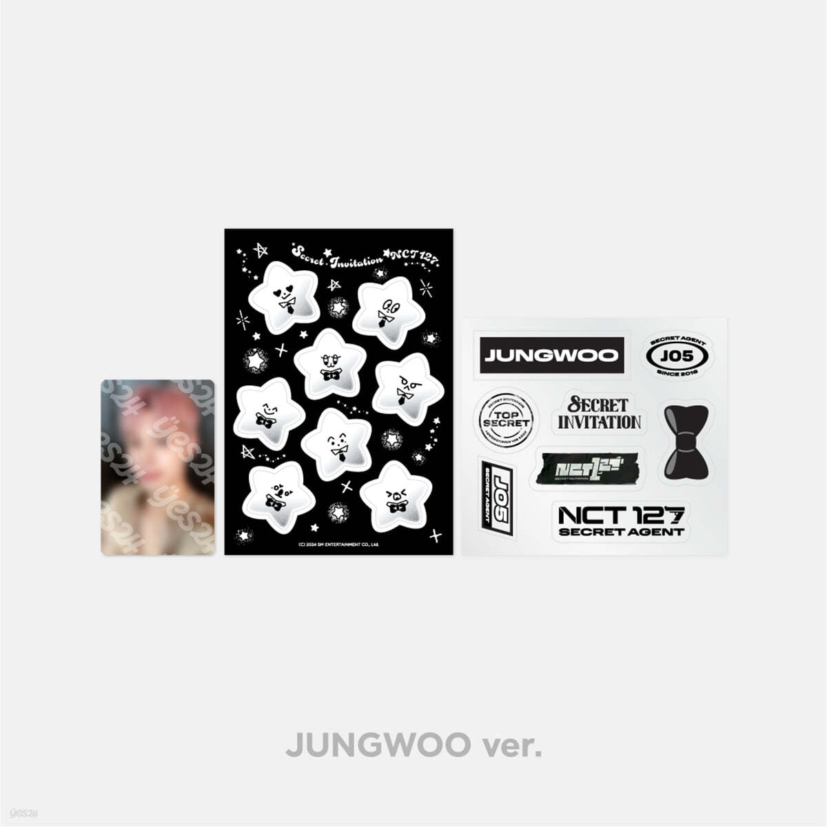 NCT 127 8th ANNIVERSARY FANMEETING [8ECRET INVITATION] DECO STICKER SET [정우 ver.]