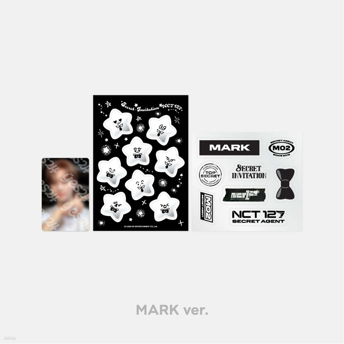 NCT 127 8th ANNIVERSARY FANMEETING [8ECRET INVITATION] DECO STICKER SET [마크 ver.]