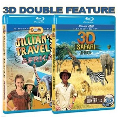 3D Safari Africa Two Pack (ѱ۹ڸ)(3D Blu-ray)