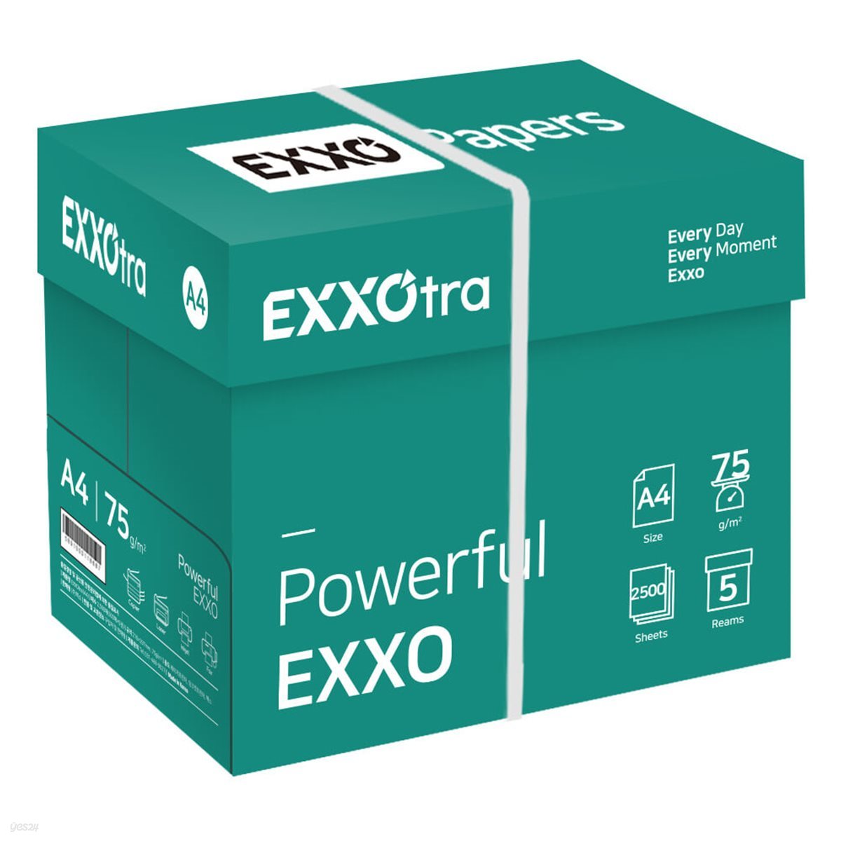 엑소트라(EXXOtra) A4 복사용지(A4용지) 75g 2500매 1BOX