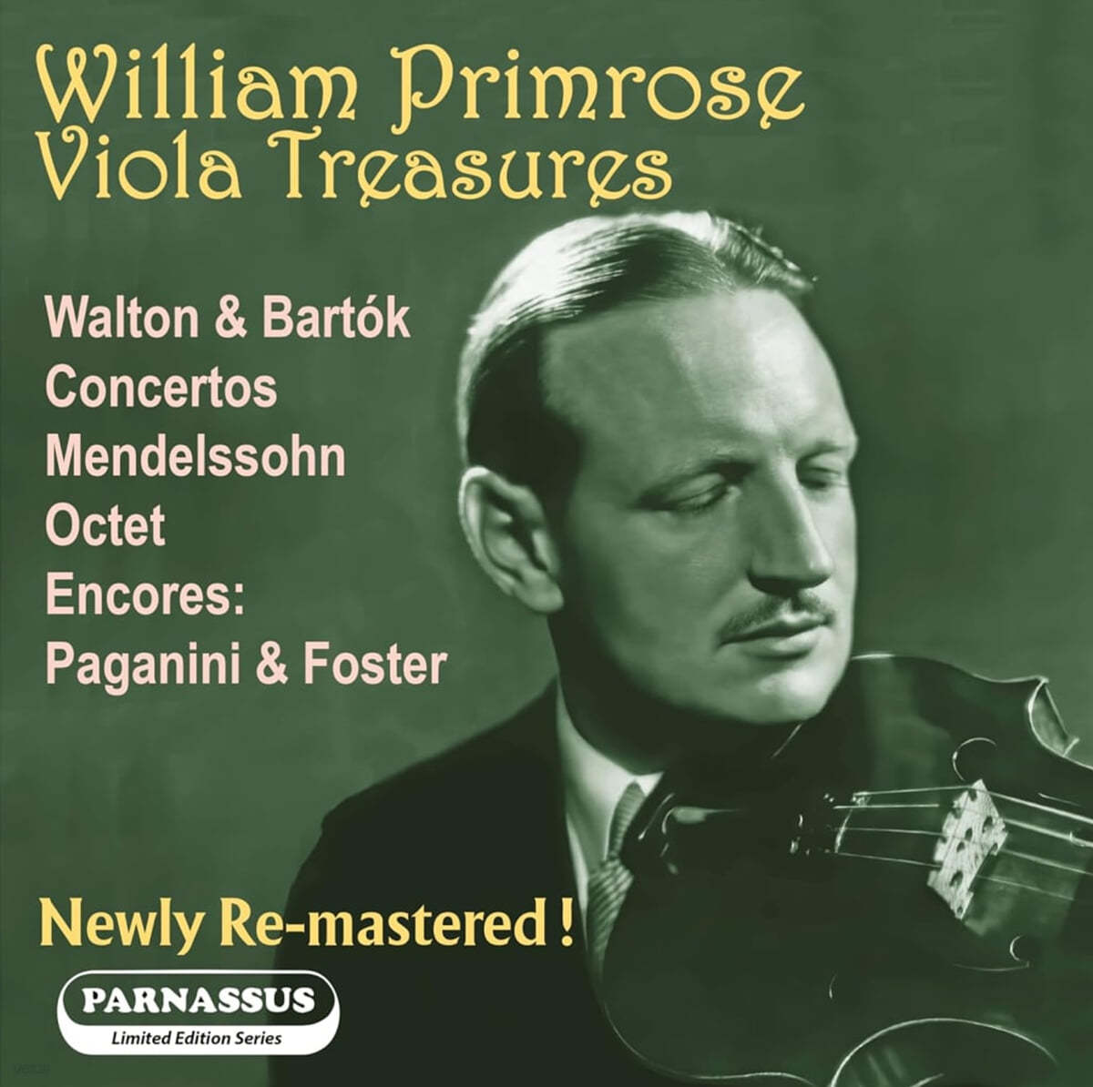 윌리엄 프림로즈 비올라 명곡집 (William Primrose Viola Treasures)