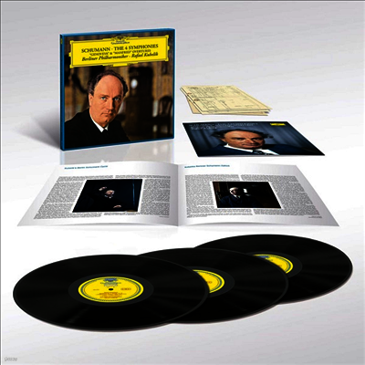 Rafael Kubelik — 슈만: 교향곡 전곡 1 - 4번 (Schumann: Complete Symphonies Nos.1 - 4) - Rafael Kubelik 앨범 커버