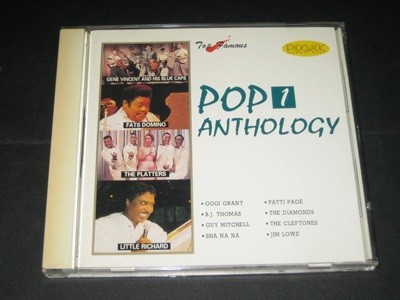 Pop Anthology 1 (1956년) CD음반 ,,, Elap Music ( Pick Wick Compact Discs) - GUY MITCHELL / FATS DOMINO