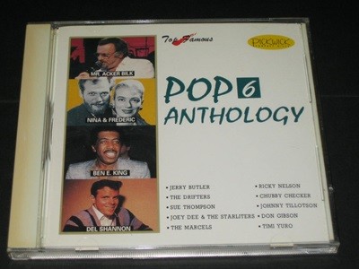 Pop Anthology 6 (1961) CD ,,, Elap Music ( Pick Wick Compact Discs) - Jerry BUTLER / the DRIFters / RICKY nelSON