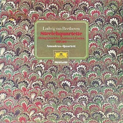 [LP] 아마데우스 콰르텟 - Amadeus Quartet - Beethoven String Quartets Op.18 Nos.1-6 3Lps [성음-라이센스반]