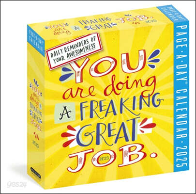 You Are Doing a Freaking Great Job Page-A-Day® Calendar 2025