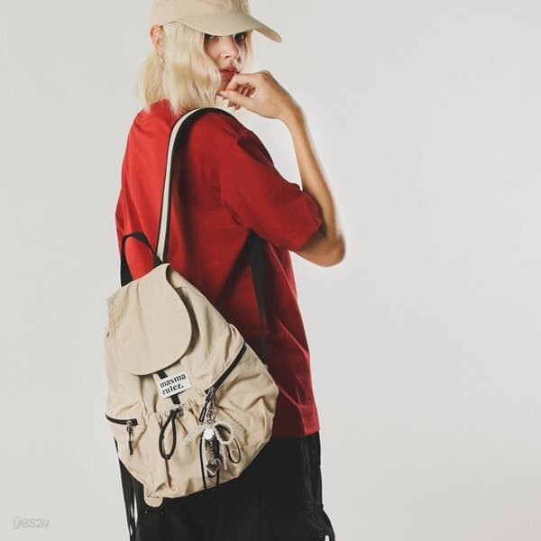 mini ver. flap backpack _ Beige