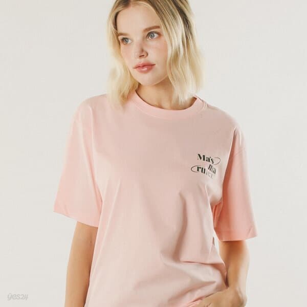 mars planet cool cotton T-shirt _Baby Pink