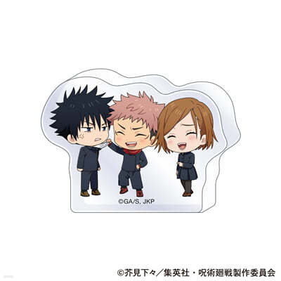 呪術廻戰 第2期 ころっとアクリルフィギュア 虎杖悠仁.伏黑惠.釘崎野薔薇