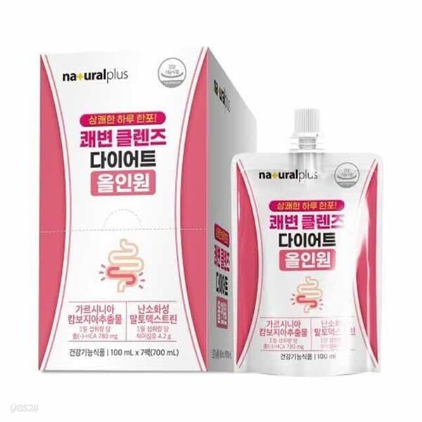 내츄럴플러스 쾌변 클렌즈 다이어트 올인원 100ml x 7팩