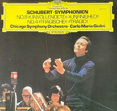 [LP] 줄리니 - Giulini - Schubert Symphonien No.8 Unfinished LP [성음-라이센스반]