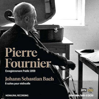 Pierre Fournier :  ÿ   (Bach: 6 Solo Cello Suites - 1959 Live)