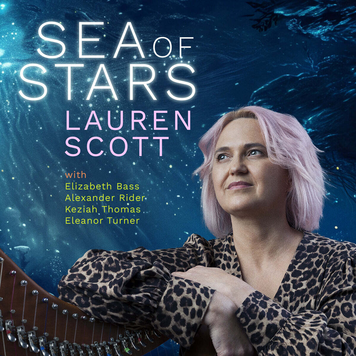 Lauren Scott 은하수 - 스콧, 라벨, 오퍼만, 스테이들러 등의 하프 음악 (Sea of Stars - Scintillating Music for lever and pedal harps)