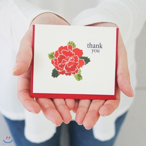 carnation thank you card - ī̼ ī