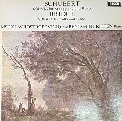 [LP] 로스트로포비치,브리튼 - Rostropovich,Britten - Schubert Arpeggione Sonata LP [성음-라이센스반]