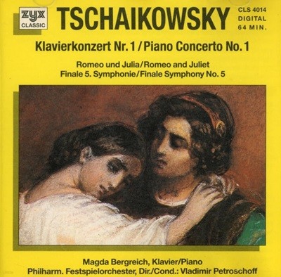 Tchaikovsky : Concerto No. 1 , Romeo And Juliet -  Magda Bergreich(독일발매)