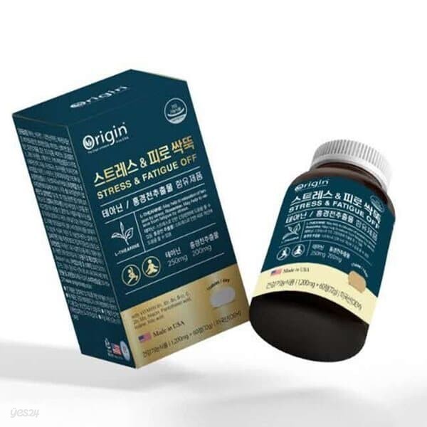 오리진 스트레스 &amp; 피로싹뚝 1,200mg*60정