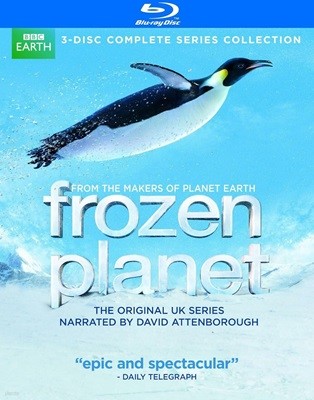 David Attenborough BBC Earth Blu-ray Collection Frozen Planet 프로즌 플래닛 블루레이 3디스크