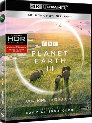 [수입] David Attenborough BBC Planet Earth III (4K Ultra HD + Blu-ray) [4K UHD] 4K 3장 블루레이 3장