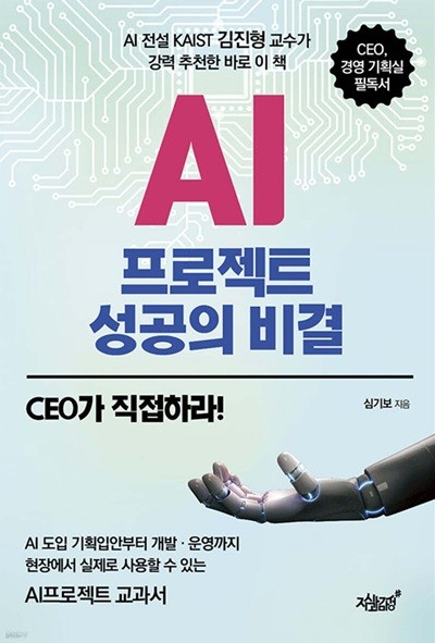 AI프로젝트 성공의 비결(CEO가 직접 하라!), 심기보, 2024