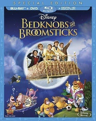 Bedknobs And Broomsticks Special Edition [Blu-ray]블루레이 침대 손잡이와 마녀빗자루 디즈니 영화 Disney Film