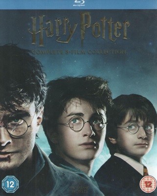 해리 포터 8 필름 완결 컬렉션 블루레이 16 디스크 16 Blu-ray Disk 8-Film 한글무자막 Harry Potter: The Complete 8-Film Collection (BD)