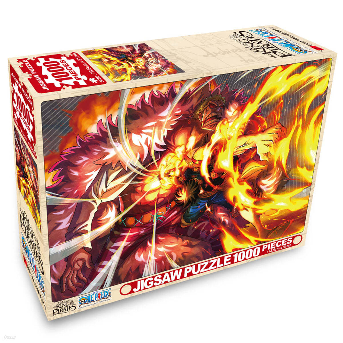 원피스 직소퍼즐 1000PCS : 루피 VS 도플라밍고